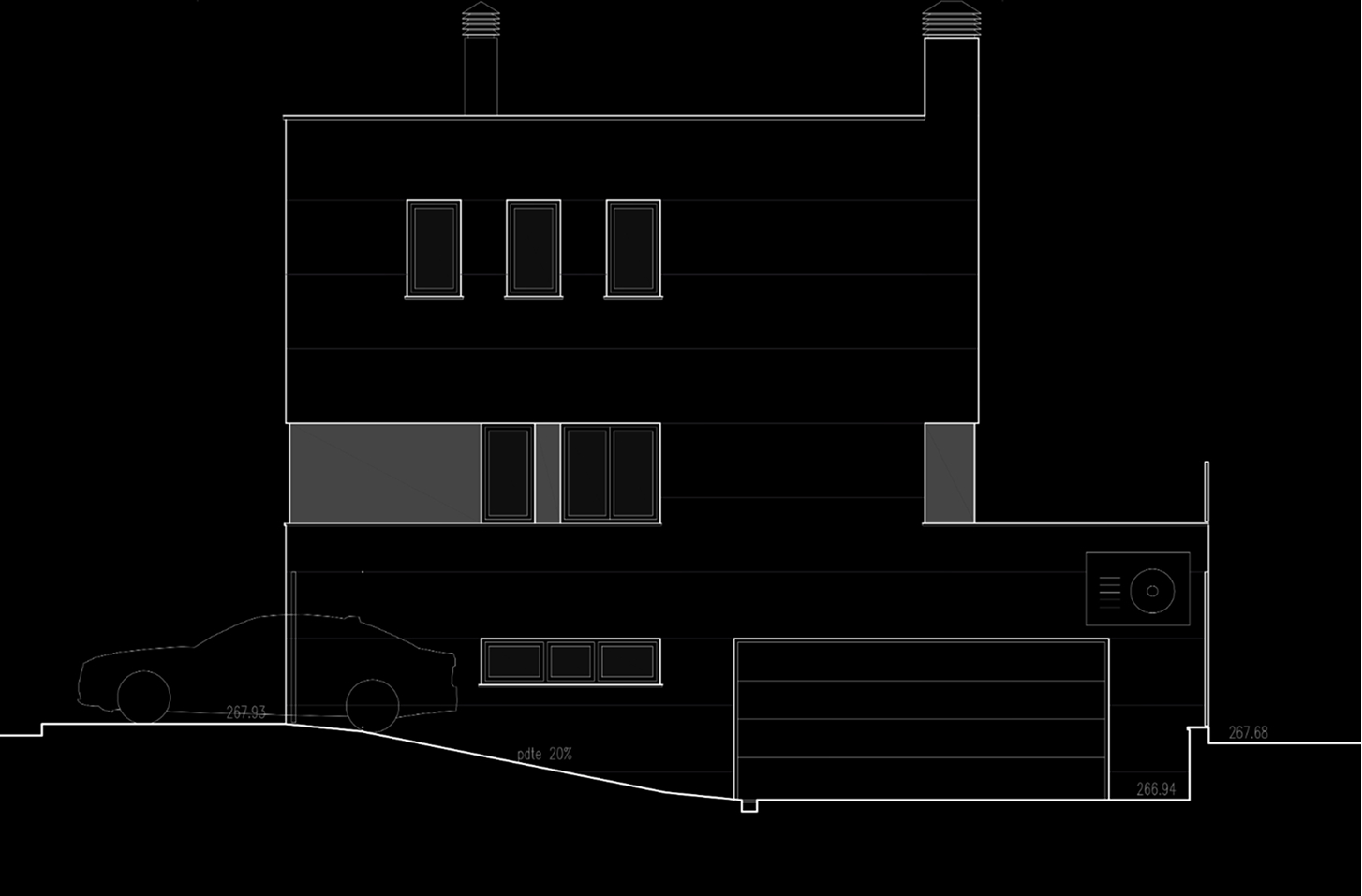Blueprint of a house