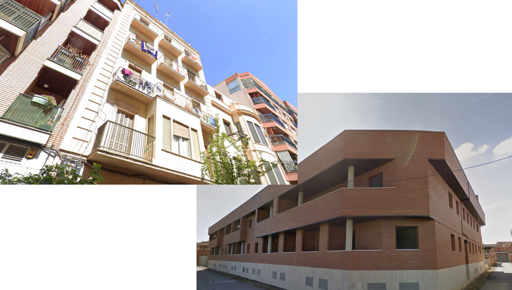 Modern buildings